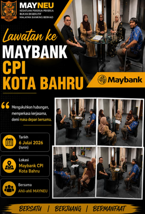 LAWATAN KE MAYBANK CPI KOTA BHARU